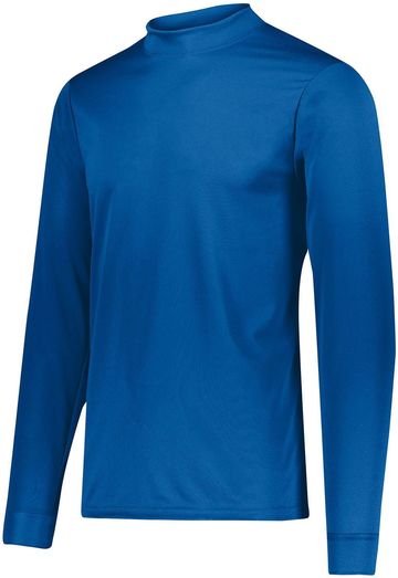 Augusta Adult Unisex 100% Polyester Wicking Mock Turtleneck Long Sleeve T-shirt